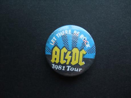ACDC Australische hardrockband 1981 tour Let there be rock